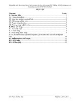 SKKN biện pháp giáo dục ý thức bảo vệ môi trường cho học sinh trường THCS băng adrênh thông qua các hoạt động đội TNTP hồ chí minh 