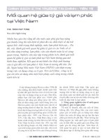 Mối quan hệ giữa tỷ giá và lạm phát tại việt nam 