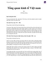 Tổng quan kinh tế việt nam 