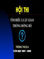 Hội thi  an toàn giao thông