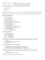 ôn tập dấu hiệu chia hết