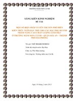 skkn-Một số biện pháp tuyên truyền phổ biến kiến thức nuôi dạy trẻ cho các bậc phụ huynh nhằm nâng cao chất lượng giáo dục ở trường mầm non Cát Bi