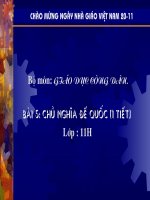Bài 5  chủ nghĩa đế quốc
