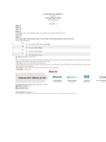 Luyện tập trắc nghiệm số 4 ACC304 