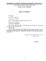 SKKN một số biện pháp hướng dẫn trẻ vận động theo nhạc để nâng cao chất lượng khả năng cảm thụ âm nhạc của trẻ 