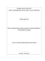 đảng lãnh đạo phát triển giáo dục chuyên nghiệp tu nam 1986 den nam 2006 