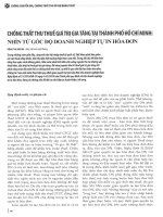 Chống thất thu thuế giá trị gia tăng tại thành phố hồ chí minh nhìn từ góc độ doanh nghiệp tự in hóa đơn 