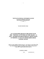 skkn kinh nghiệm dạy viết tiếng anh cho học sinh lớp 11