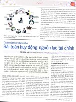 Doanh nghiệp vừa và nhỏ   bài toán huy động nguồn lực tài chính 