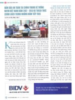Đảm bảo an toàn tài chính trong hệ thống NHTM việt nam năm 2012   2013 và thách thức chính sách trong những năm tiếp theo 