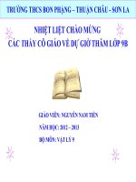 Bài giảng vật lý lớp 9 bài đoạn mạch nối tiếp (3) 