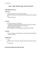 Giáo án địa lý 4 bài 7 một số dân tộc ở tây nguyên 3 