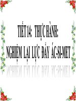 Bài giảng vật lý 8 thực hành nghiệm lại lực đẩy acsimet (4) 