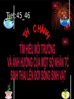 Bài giảng sinh học 9 tham khảo thực hành tìm hiểu môi trường và ảnh hưởng của một số nhân tố sinh thái (3) 