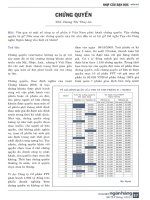 Chứng quyền  công nghệ ngân hàng 