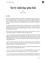 Xử lý sinh học pha khí 