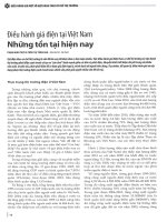 Điều hành giá điện tại việt nam   những tồn tại hiện nay 