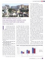 Tính minh bạch của thị trường bất động sản thành phố hồ chí minh 