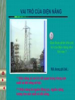 Bài 32  vai trò của điện năng trong sản xuất và đời sống (vai trò) 