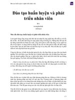 Ðào tạo huấn luyện và phát triển nhân viên 