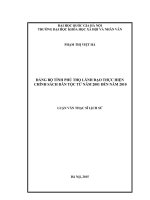 đảng bộ tỉnh phú thọ lãnh đạo thực hiện chính sách dân tộc tu nam 2001 den nam 2010  