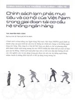 Chính sách lạm phát mục tiêu và cơ hội của việt nam trong giai đoạn tái cơ cấu hệ thống ngân hàng 