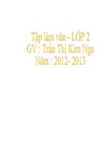 Giáo án bồi dưỡng tiếng việt lớp 2 bài kể chuyện ngắn theo tranh (7) 