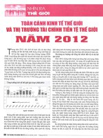 Toàn cảnh kinh tế thế giới và thị trường tài chính tiền tệ thế giới năm 2012 