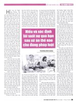 Hiểu và xác định lãi suất nợ quá hạn sau xử án thế nào cho đúng pháp luật 