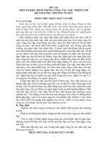 SKKN một số biện pháp trong công tác chủ nhiệm lớp hệ giáo dục thường xuyên 