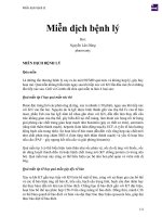 Miễn dịch bệnh lý (1) 