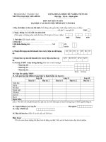 Đơn xin xét tuyển vào cao đẳng   đh hòa bình 