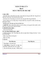 Giáo án địa lý 4 bài 5 trung du bắc bộ 