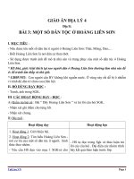 Giáo án địa lý 4 bài 3 một số dân tộc ở hoàng liên sơn 