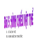 Hình chiếu vật thể