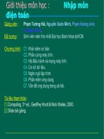 Nhập môn điện toán (chương i)