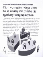 Dịch vụ ngân hàng điện tử và xu hướng phát triển tại các ngân hàng thương mại việt nam 