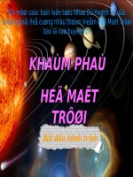 Khám phá hệ mặt trời