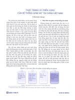 Thực trạng và triển vọng của hệ thống giám sát tài chính việt nam 