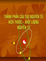 Cấu tạo nguyên tử