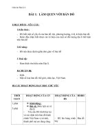 Giáo án địa lý 4 bài 1 làm quen với bản đồ 2