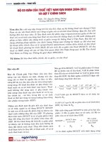 Độ co giãn của thuế việt nam giai đoạn 2004   2011 và gợi ý chính sách 