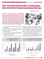 Thực trạng phát triển quỹ đầu tư chứng khoán dạng mở trên thị trường chứng khoán việt nam 