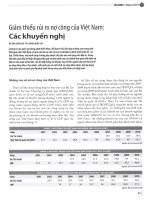 Giảm thiểu rủi ro nợ công của việt nam các khuyến nghị 