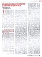 Chất lượng số liệu vĩ mô của việt nam nhìn từ góc độ lập trình tài chính theo hướng dẫn của IMF 