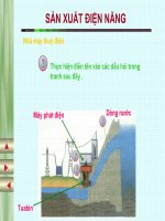Bài 32  vai trò của điện năng trong sản xuất và đời sống (thủy điện) 