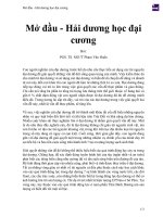 Mở đầu   hải dương học đại cương 