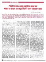 Phát triển công nghiệp phụ trợ   nhìn từ thực trạng để đổi mới chính sách 