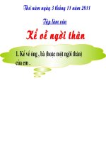 Bài giảng điện tử lớp 2 tập làm văn kể về người thân (24) 