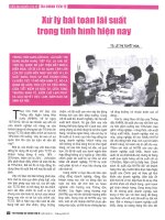 Xử lý bài toán lãi suất trong tình hình hiện nay 